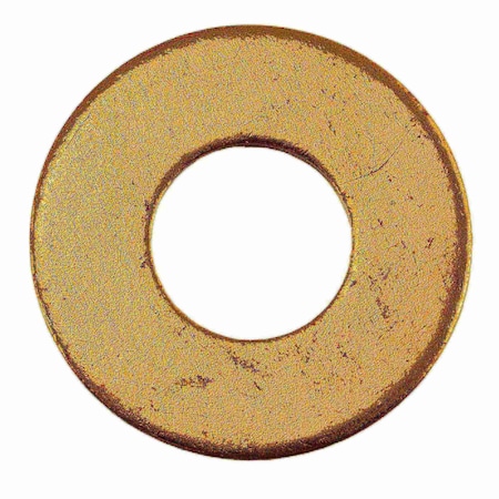 Midwest Fastener Flat Washer, For Screw Size 3/8" , Brass 20 PK 72673